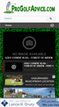 Mobile Screenshot of progolfadvice.com